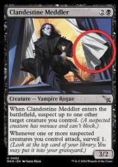 Clandestine Meddler (VAR B: White Object)